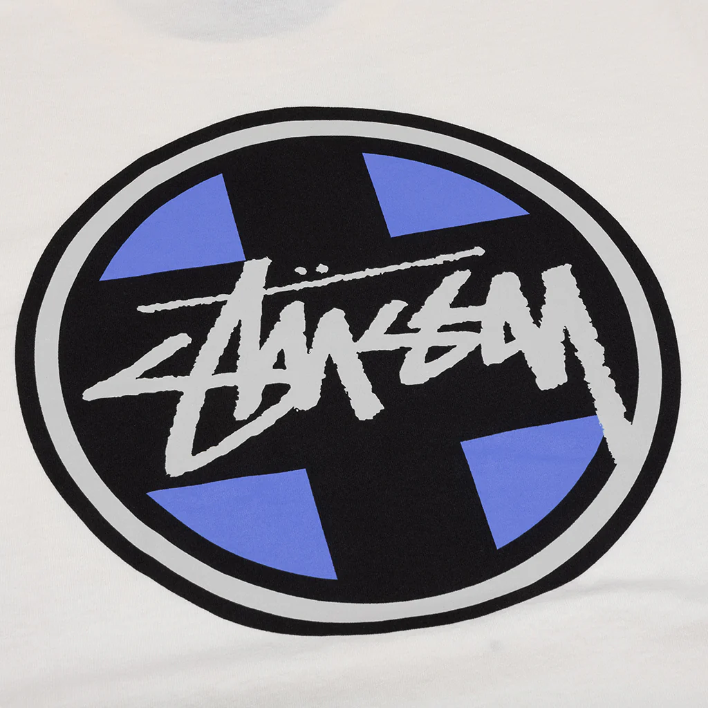 Cross Dot Pigment Dyed Tee - Natural - Image 4