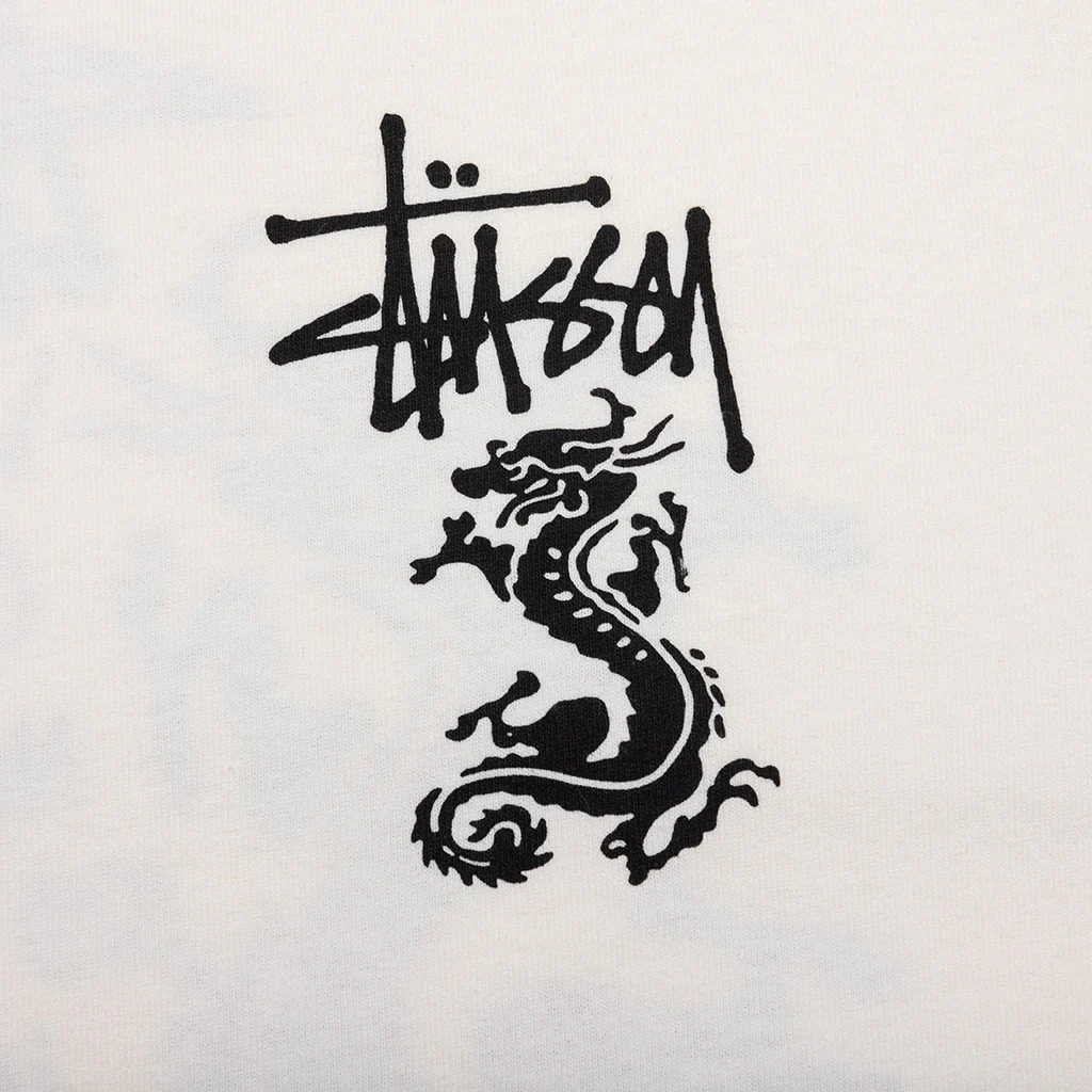 Double Dragon Pigment Dyed Tee - Natural - Image 3