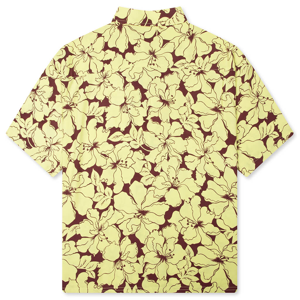 Floral Hawaiian Shirt - Lime - Image 2