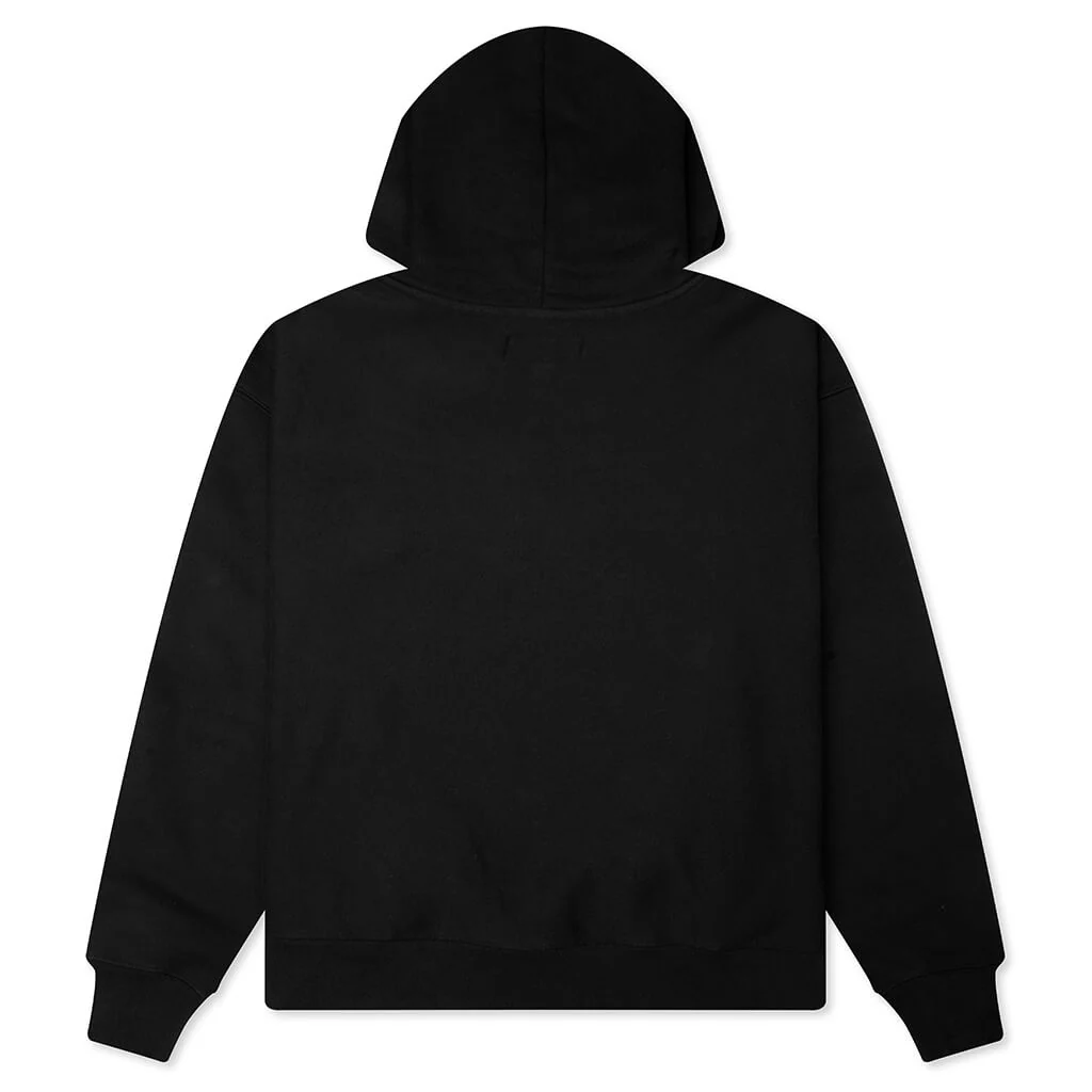 Gear Applique Hoodie - Black - Image 2