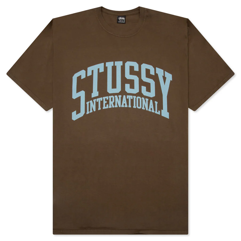 Stussy International Pigment Dyed Tee - Brown