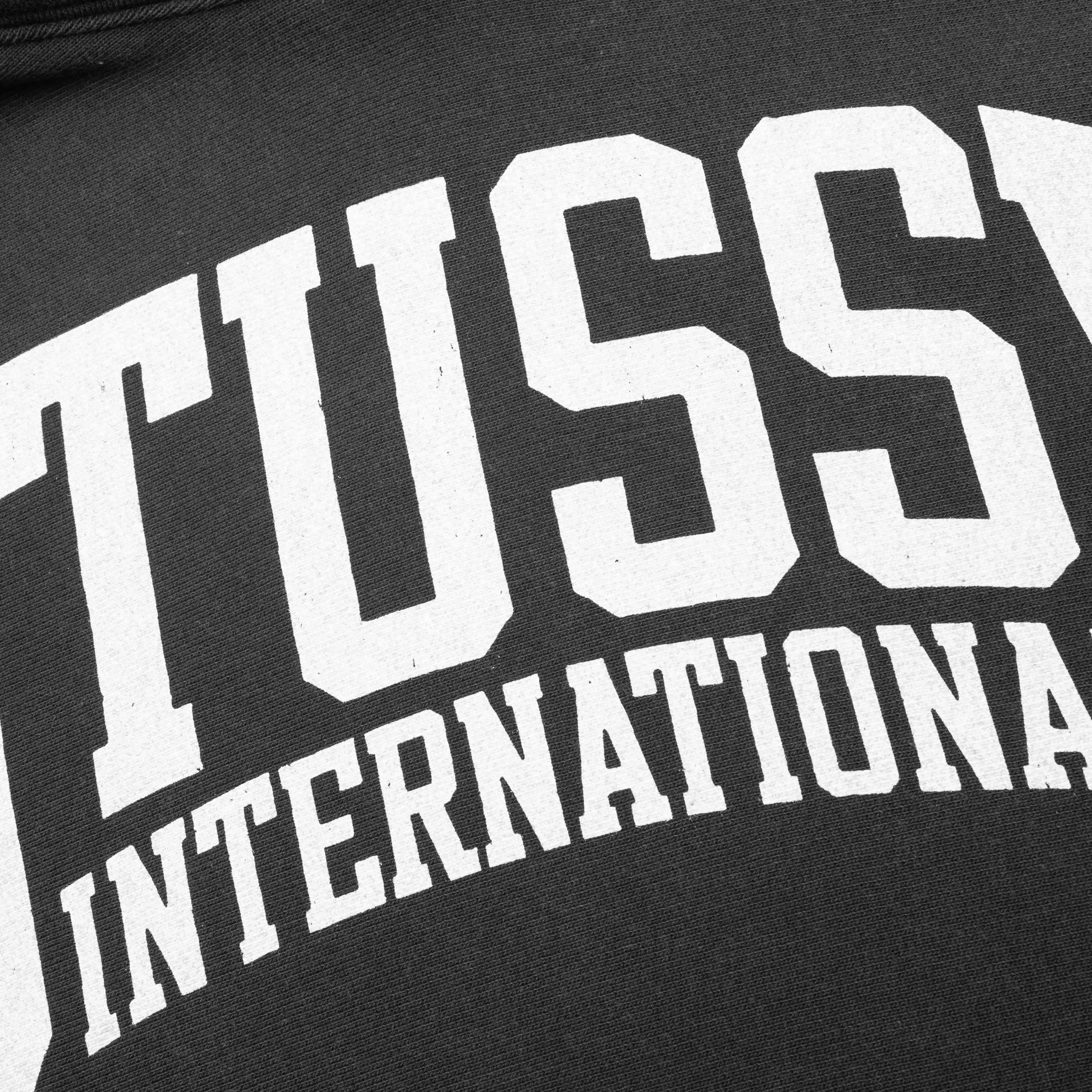Stussy Intl Relaxed Hoodie - Washed Black - Image 3