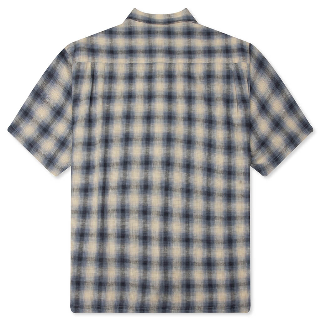 Liam S/S Plaid Shirt - Blue - Image 2