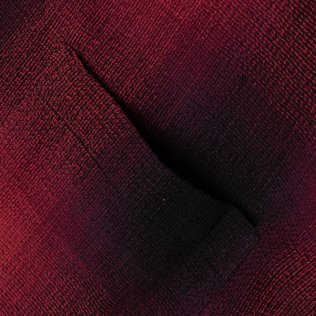 Loose Weave Plaid Shirt - Red - Image 4