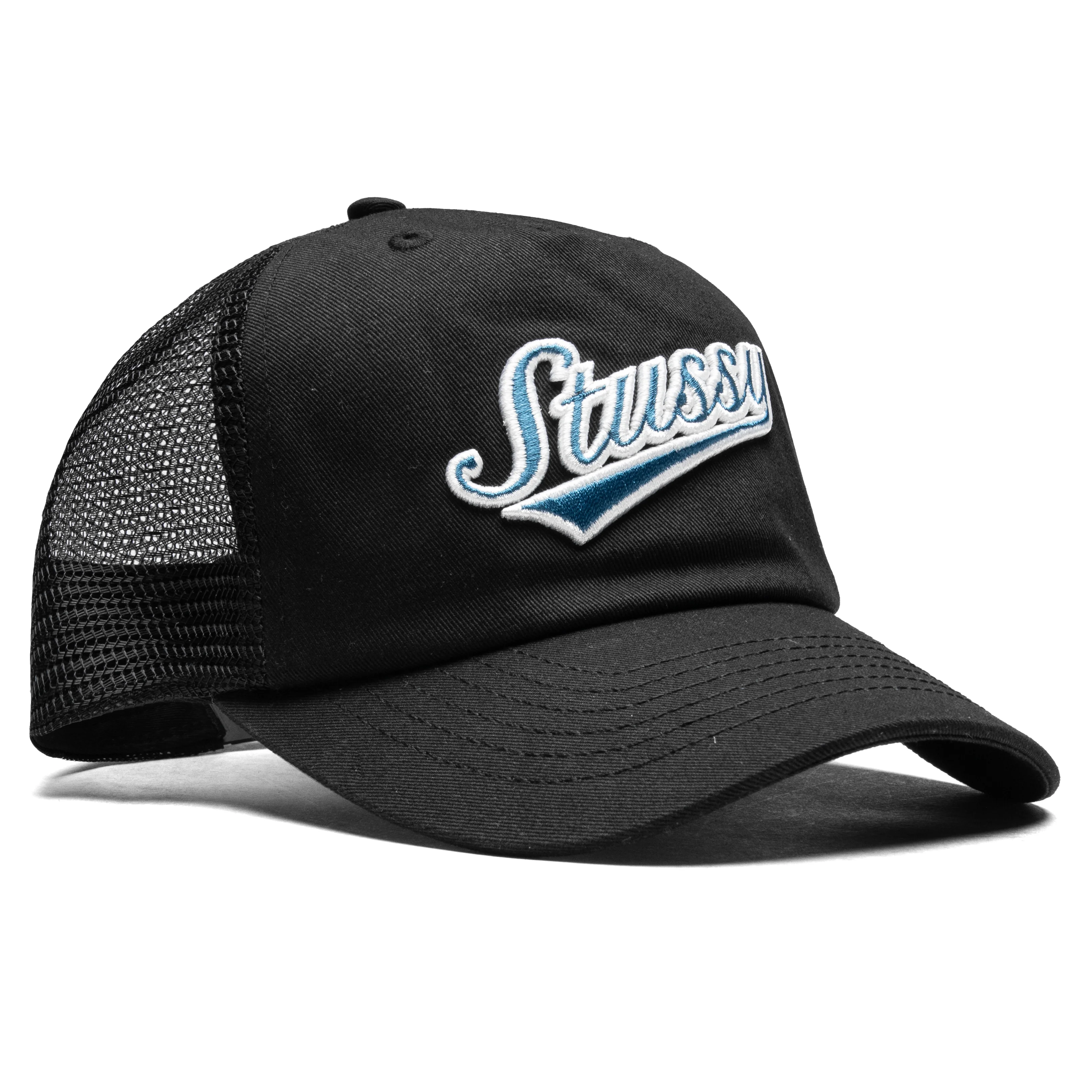Low Profile Trucker Athletic Cap - Black - Image 3