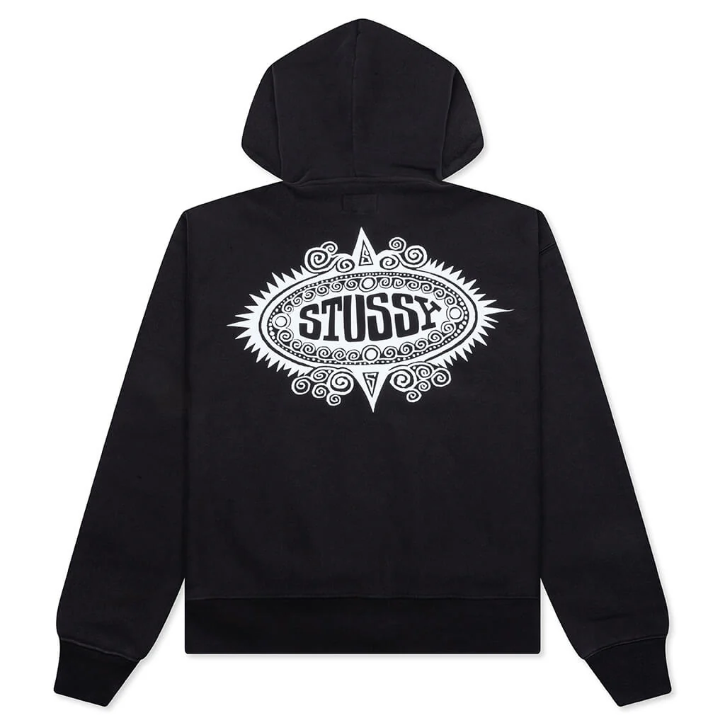 Mantra Zip Hoodie - Black - Image 2