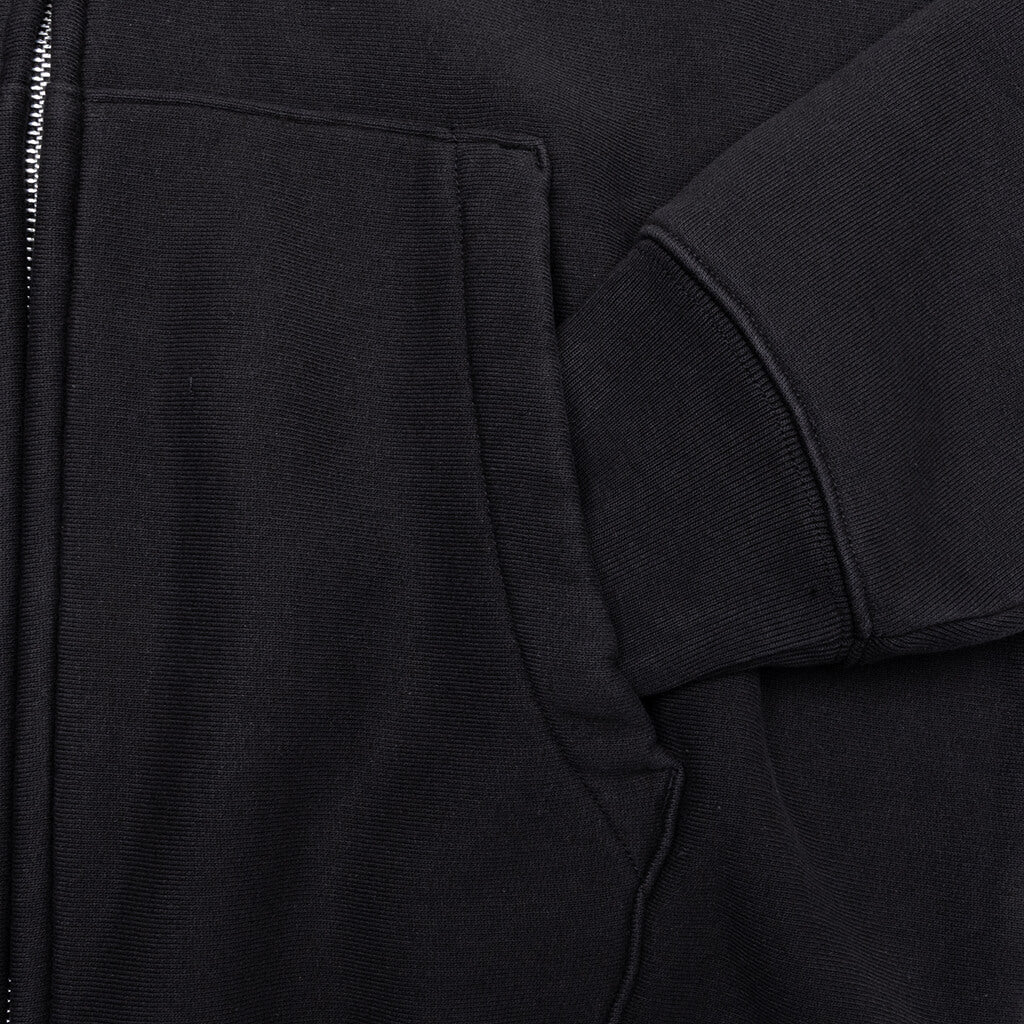 Mantra Zip Hoodie - Black - Image 4
