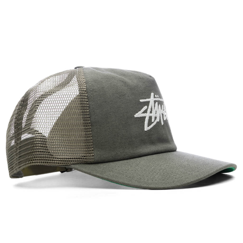 Md Big Stock Mesh Cap - Army Green - Image 3