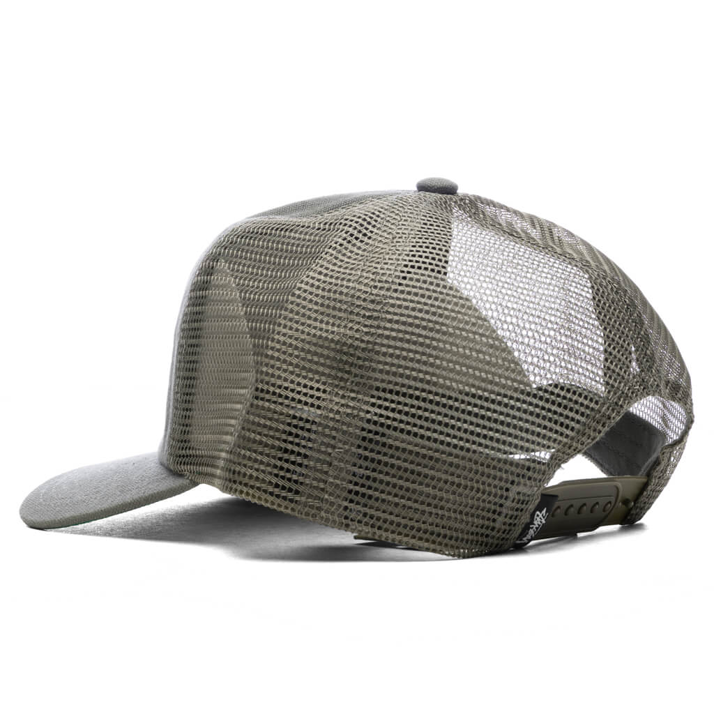 Md Big Stock Mesh Cap - Army Green - Image 4