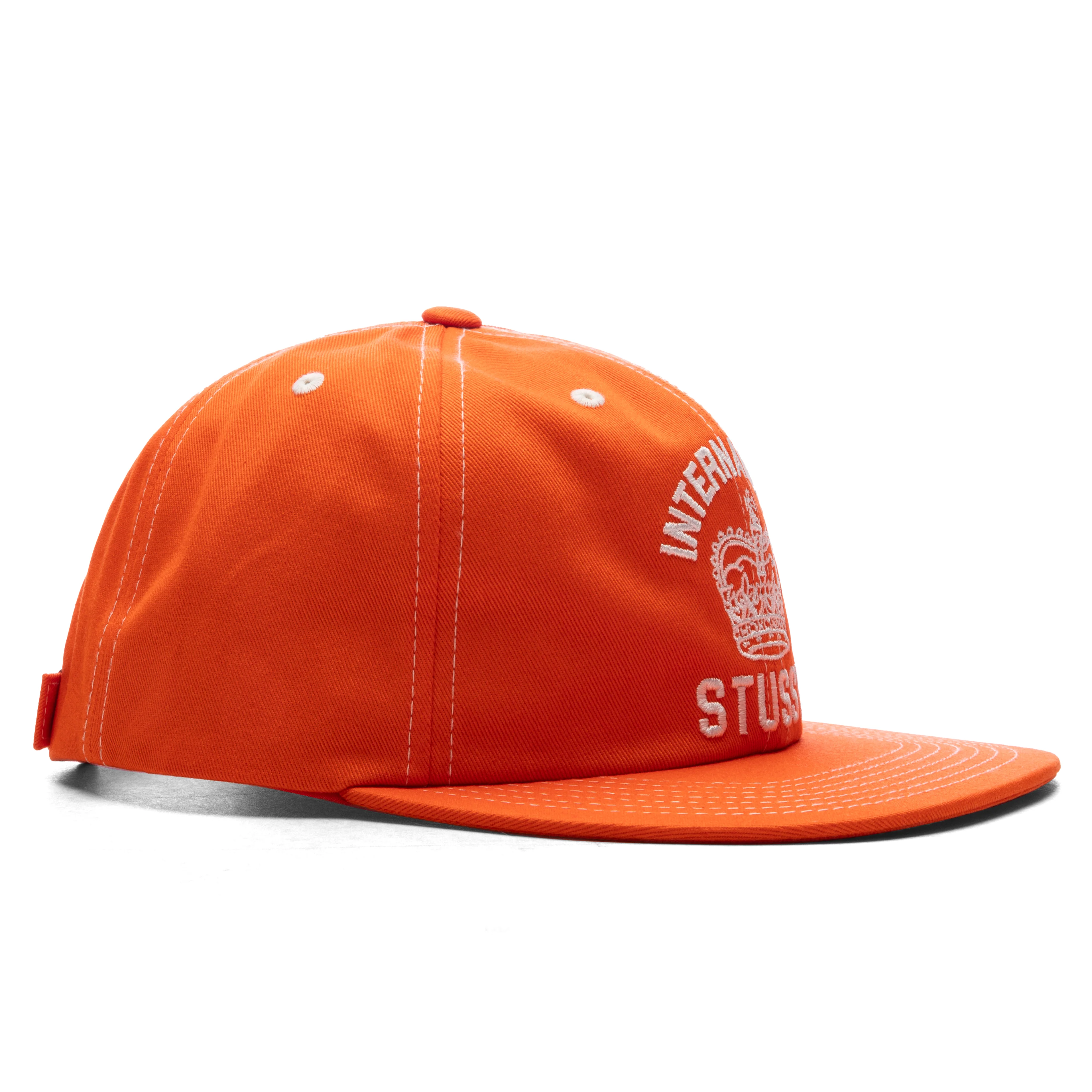 Mid International Crown Strapback Cap - Coral - Image 3