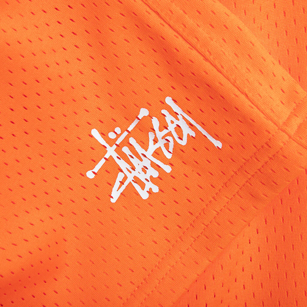 Mesh Basic Shorts - Orange - Image 4