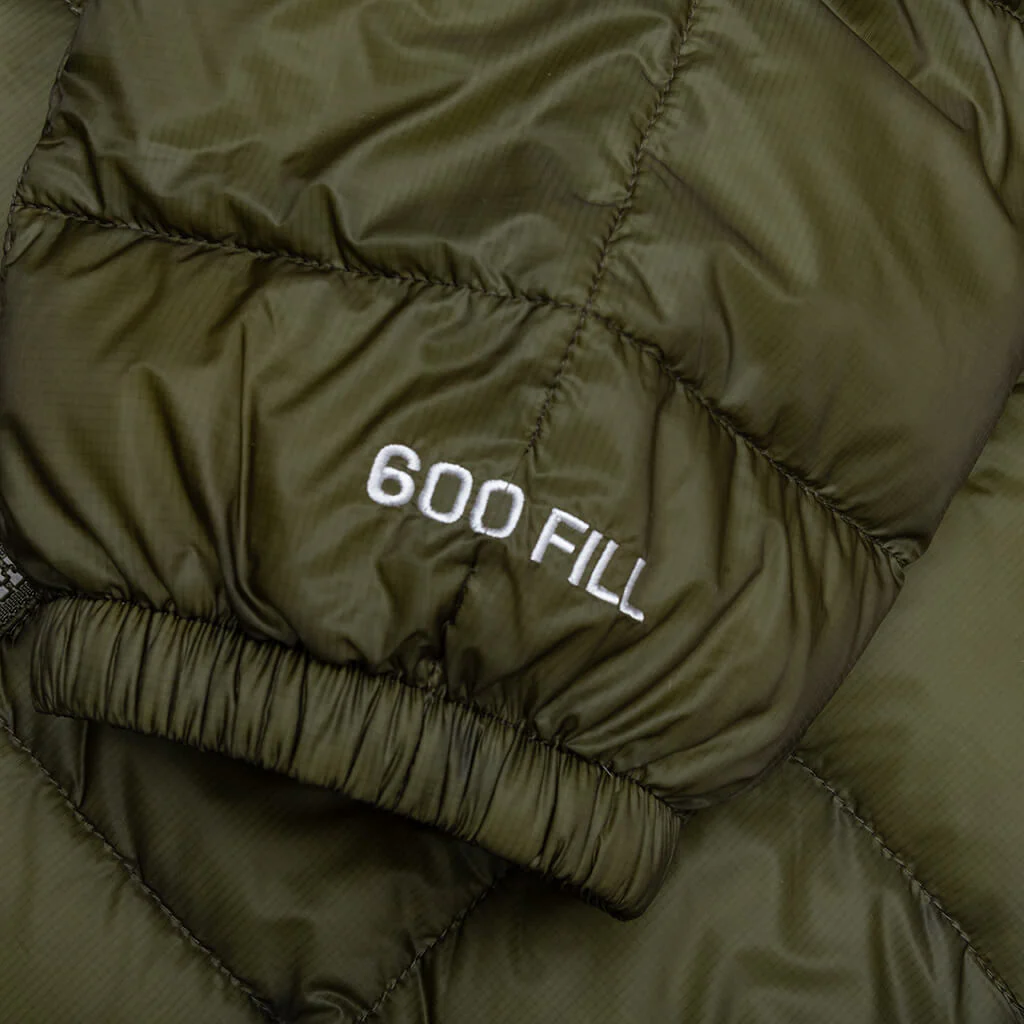 Midweight Puffer Jacket - Olive - Image 6