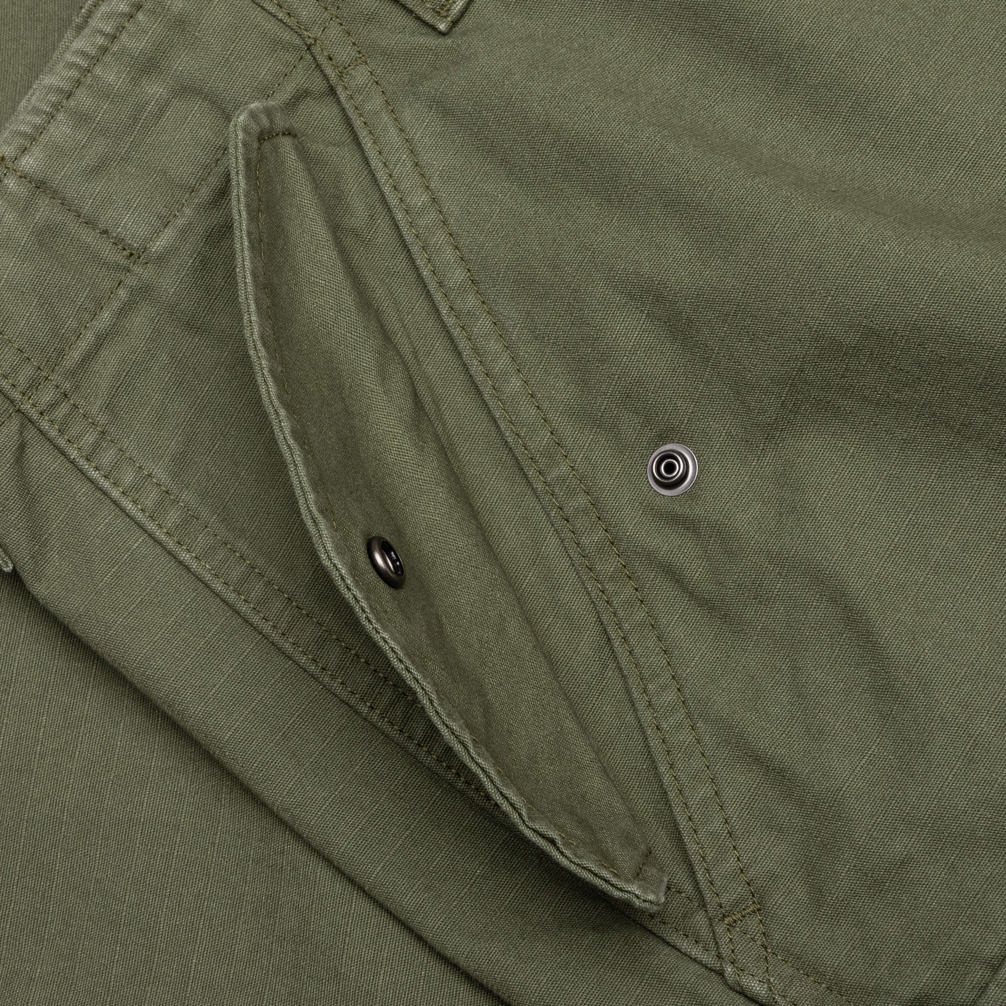 Military Cargo Pant Ripstop - Olive Green - Image 3