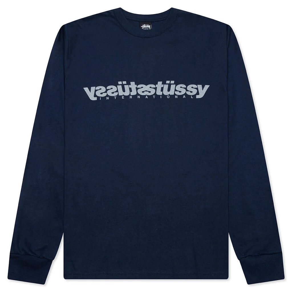 Mirror L/S Tee - Navy
