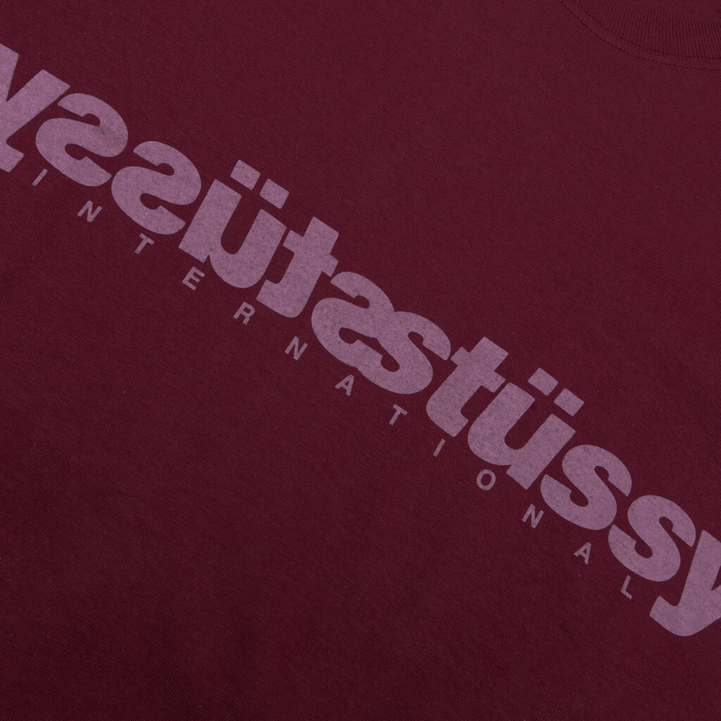 Mirror L/S Tee - Wine - Image 3