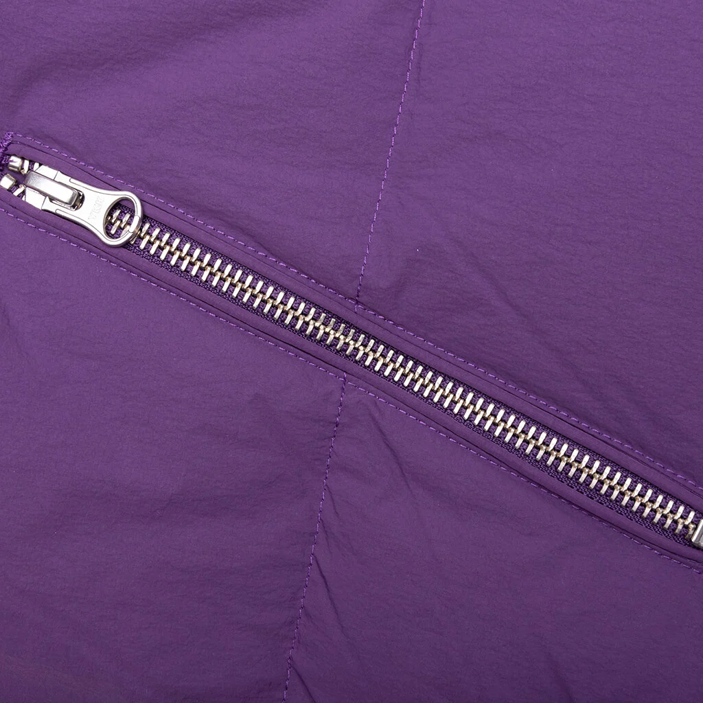 Nylon Down Puffer - Purple - Image 4
