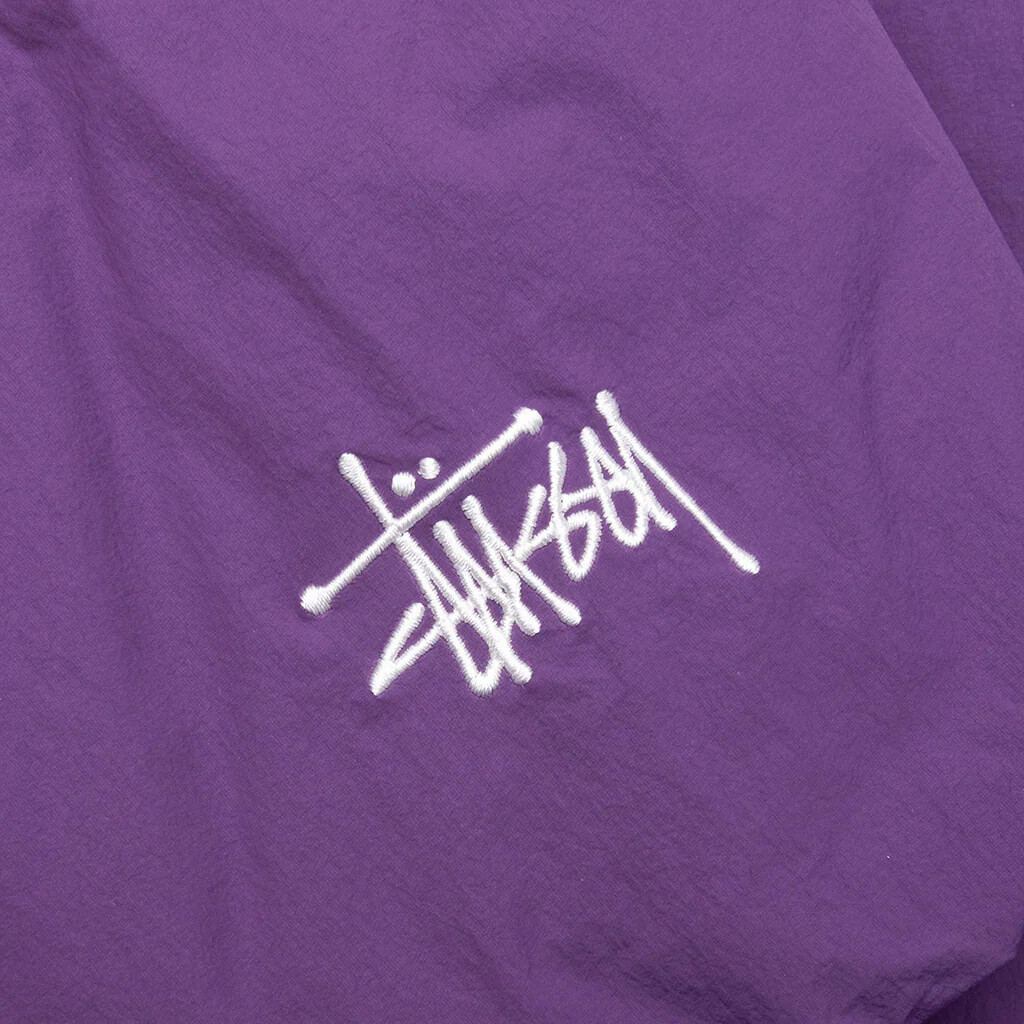 Nylon Down Puffer - Purple - Image 5