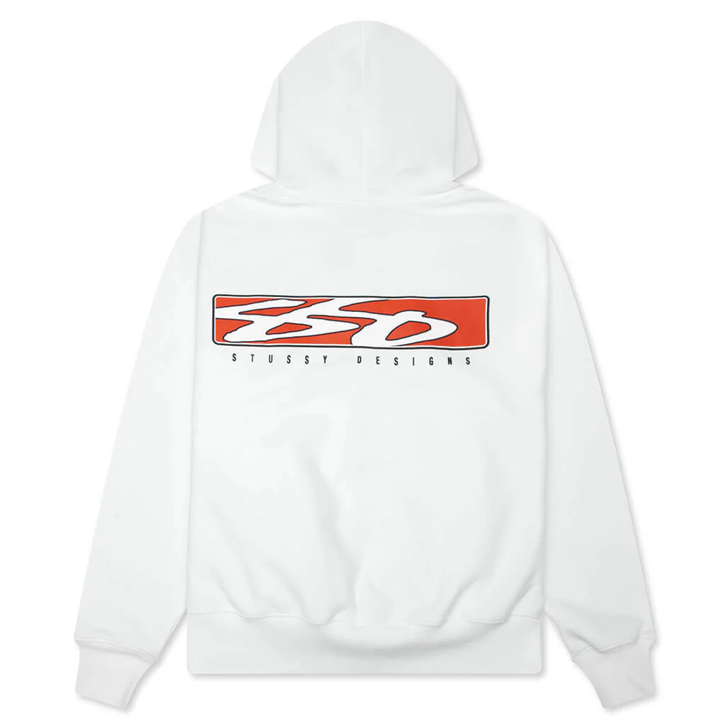S Box Zip Hoodie - Off White - Image 2