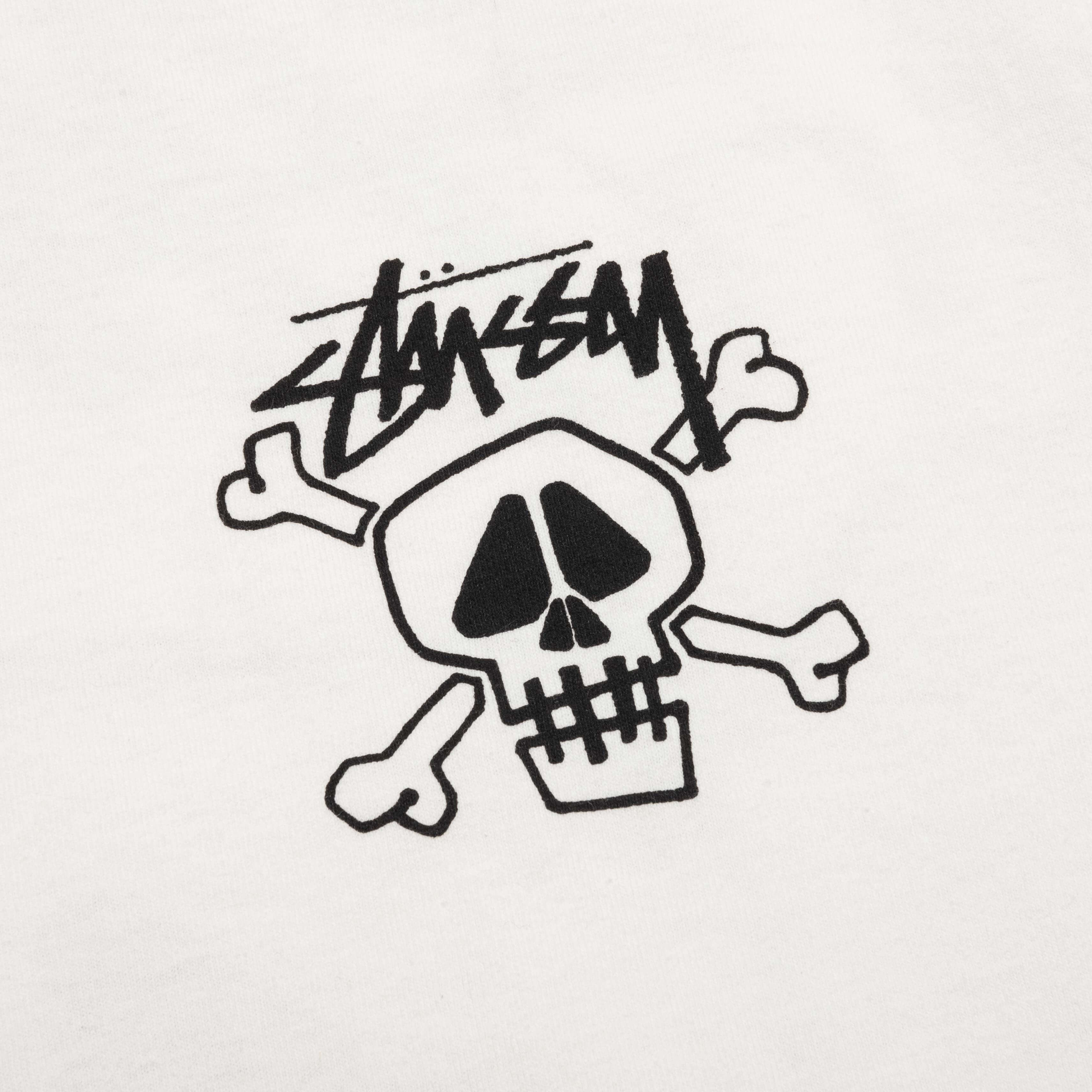 Skull & Bones Pigment Dyed Tee - Natural - Image 3