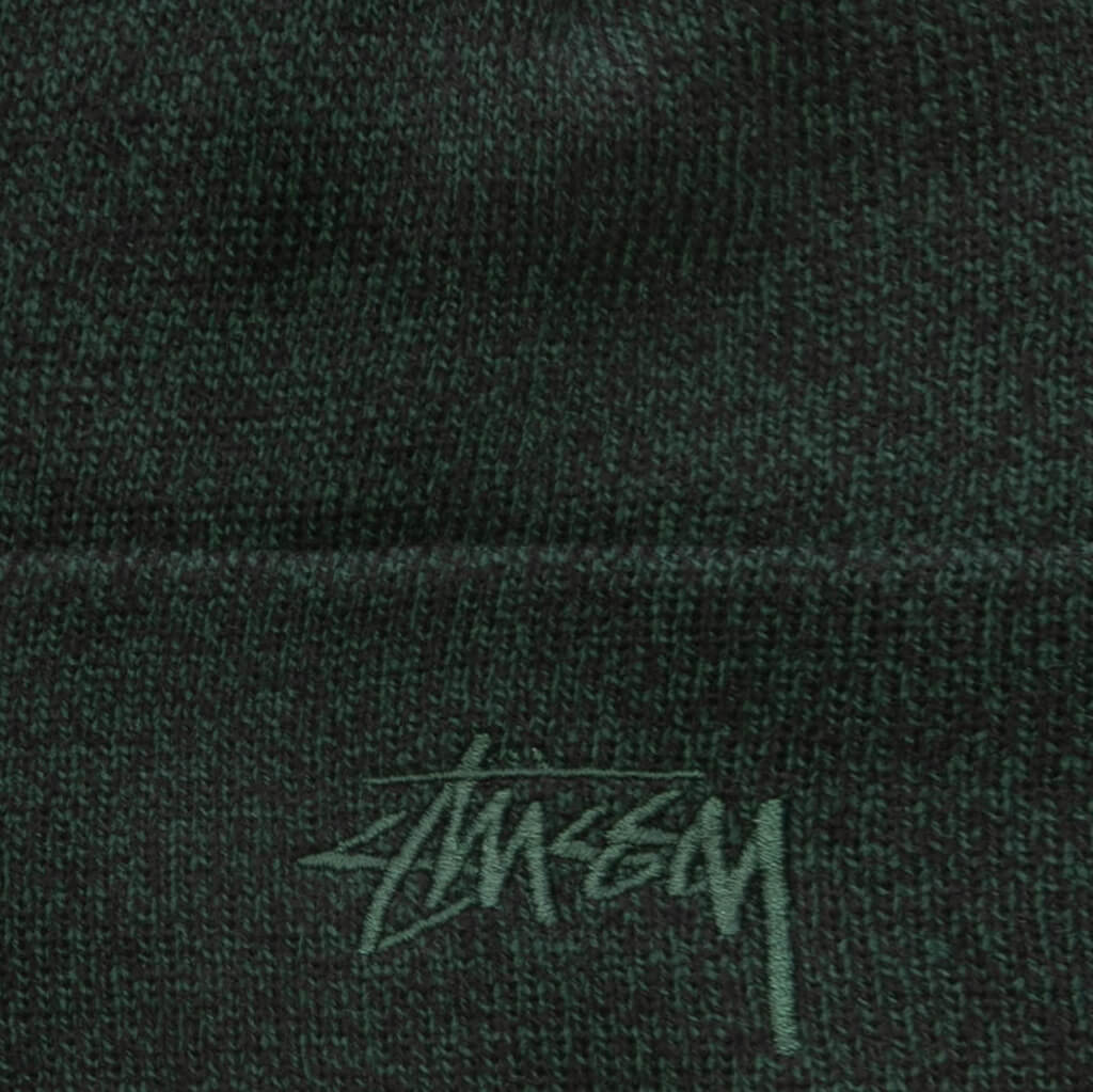 Stock Cuff Beanie - Marled Hunter Green - Image 3