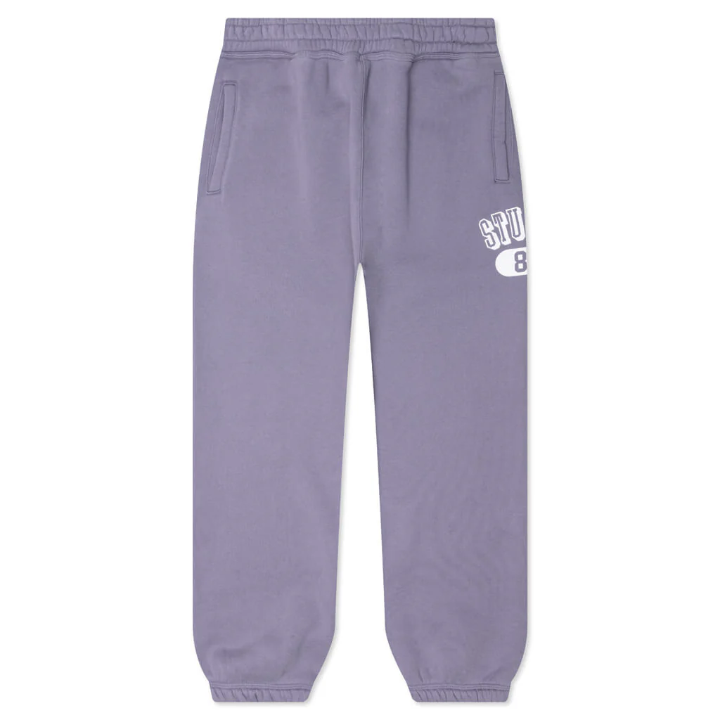 Stussy 80 Fleece Pant - Ash Purple