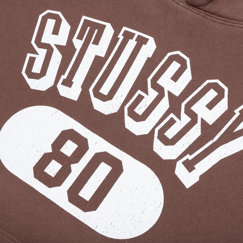 Stussy 80 Relaxed Hood - Brown - Image 4