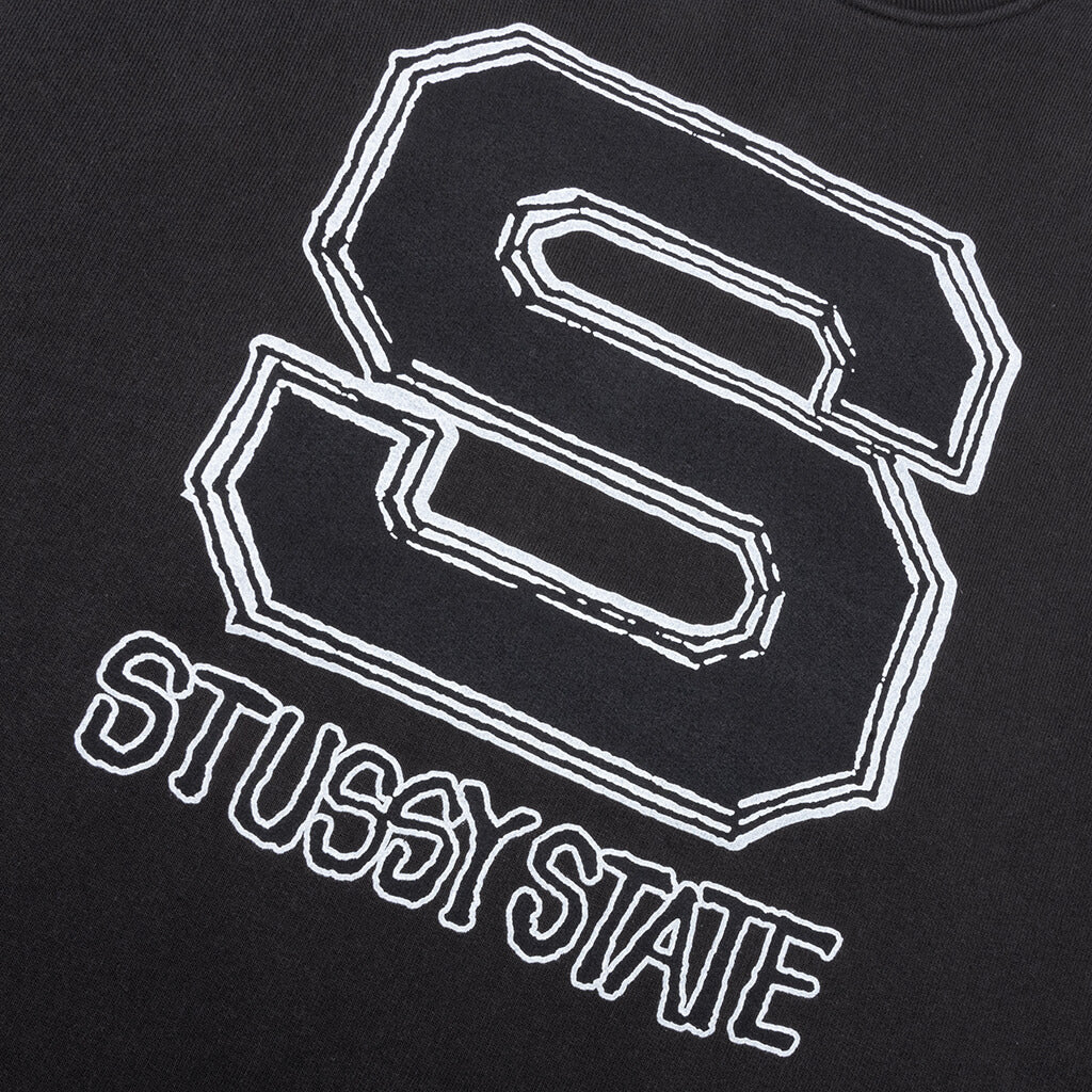 Stüssy State Crew - Black - Image 3