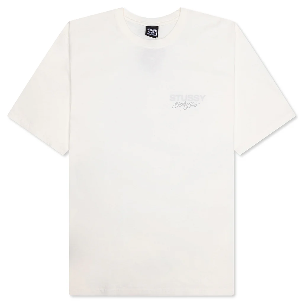 Surf Club Pigment Dyed Tee - Natural