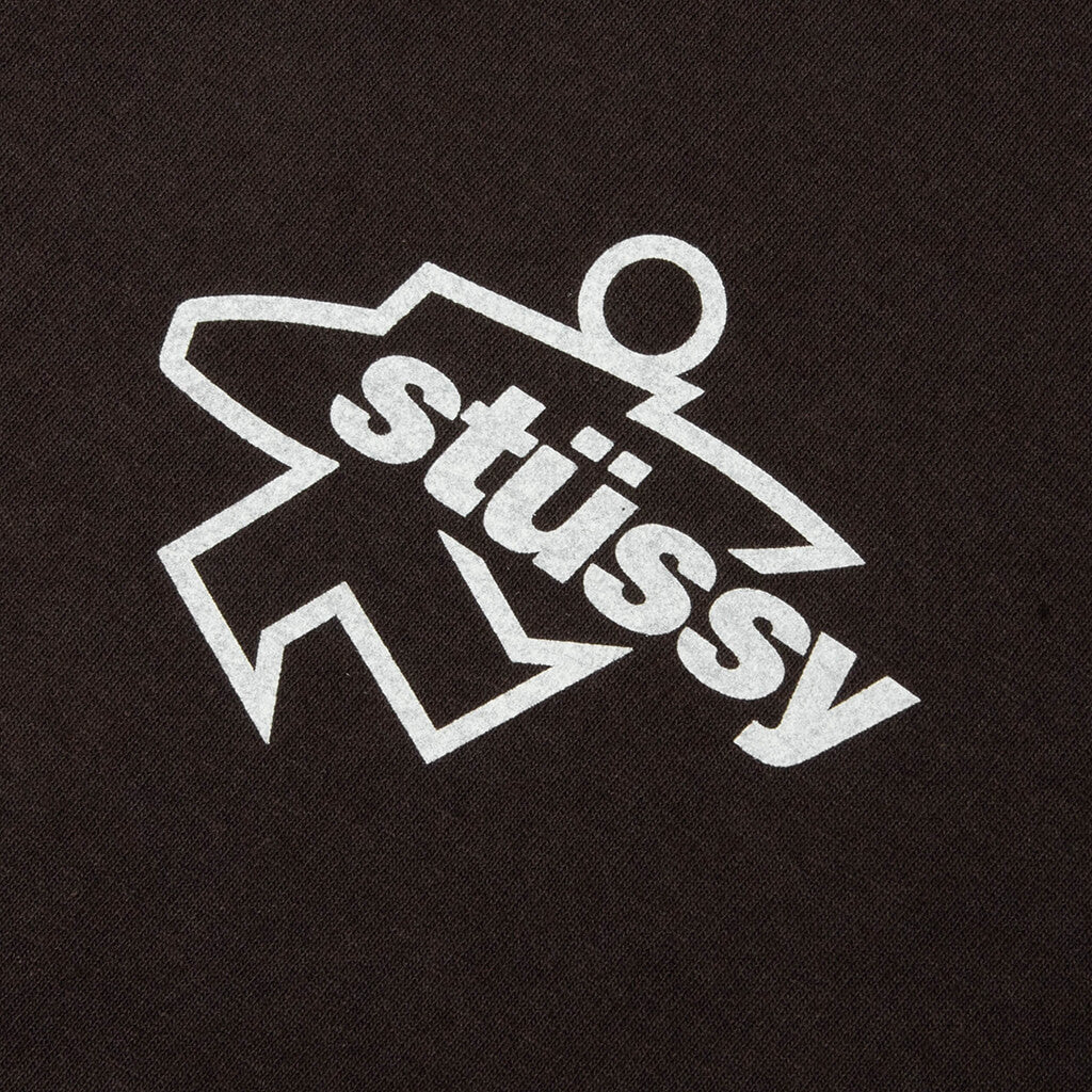 Surf Size Pigment Dyed Tee - Faded Black - Image 3