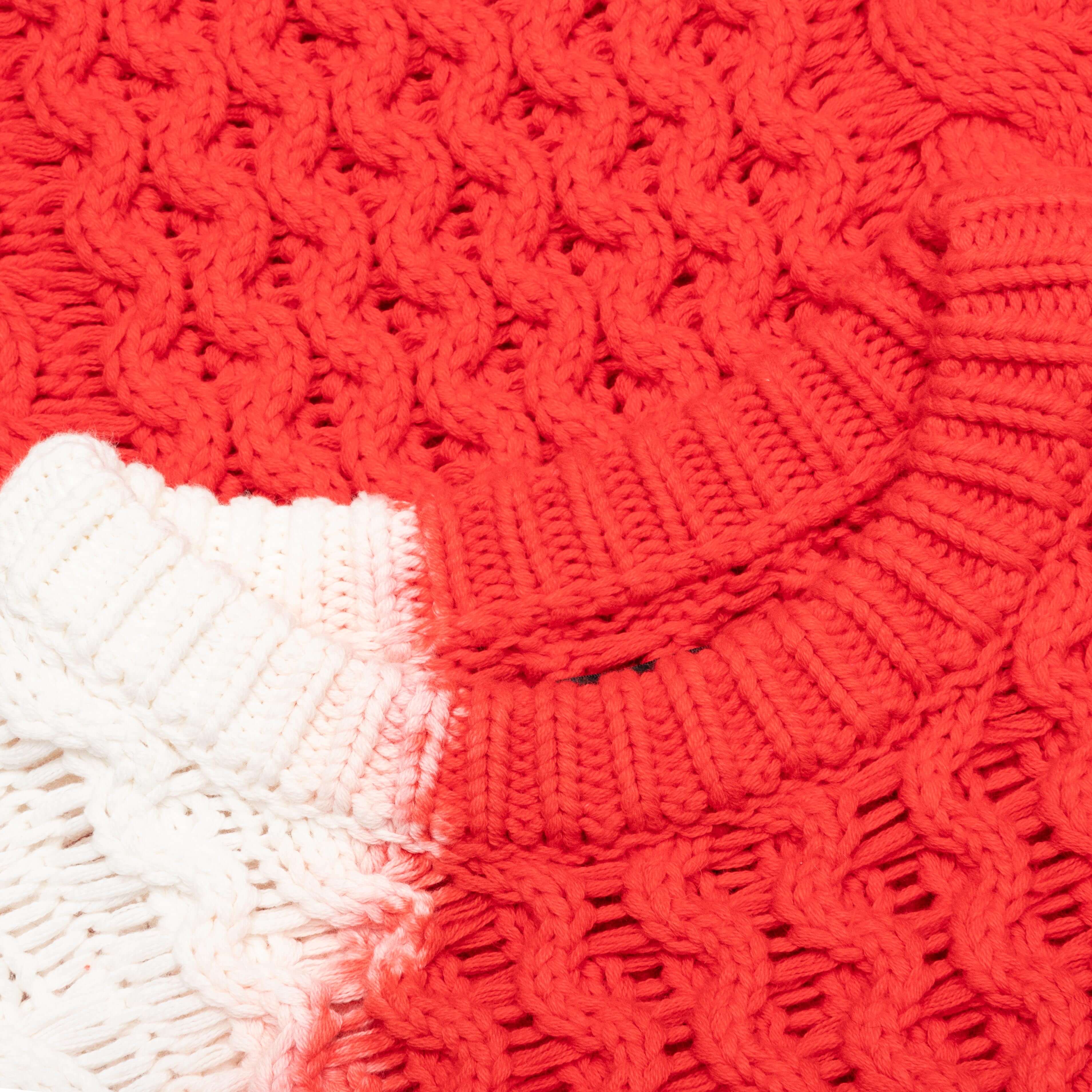 Stussy Tie Dye Fisherman Sweater - Red - Image 3
