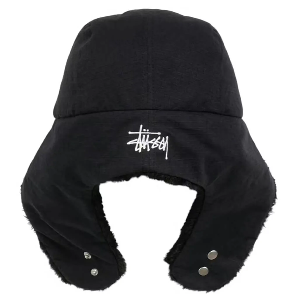 Trapper Cap - Black - Image 2