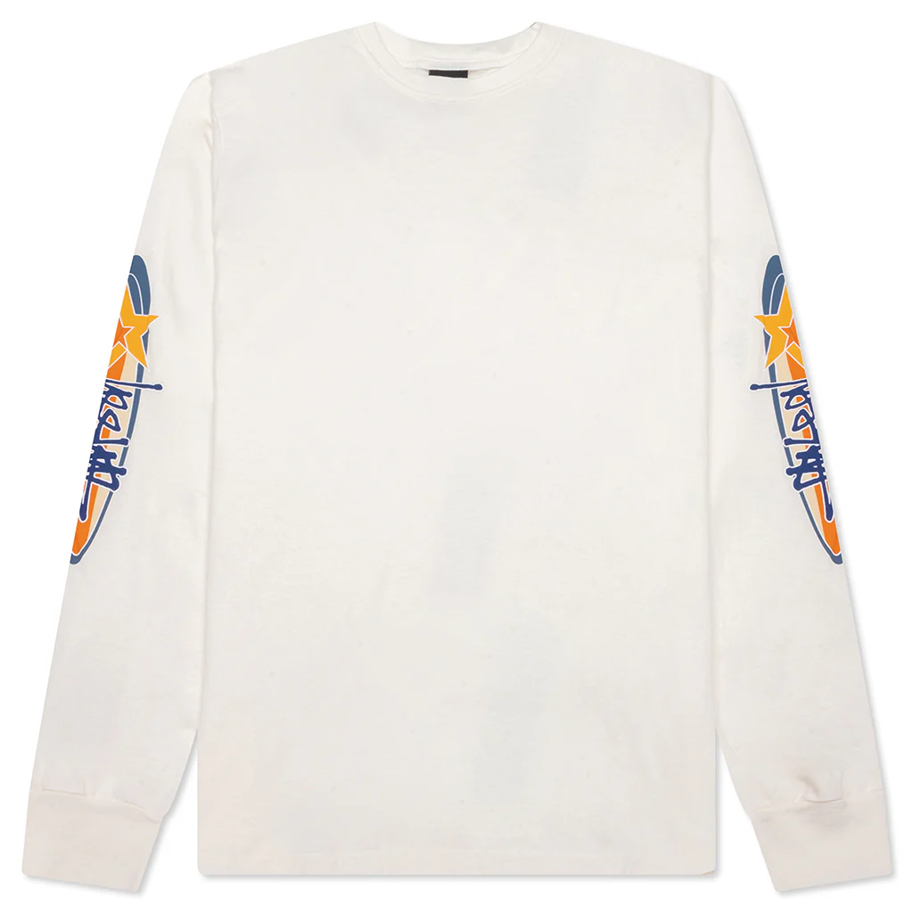 Two Star Pigment Dyed L/S Tee - Natural