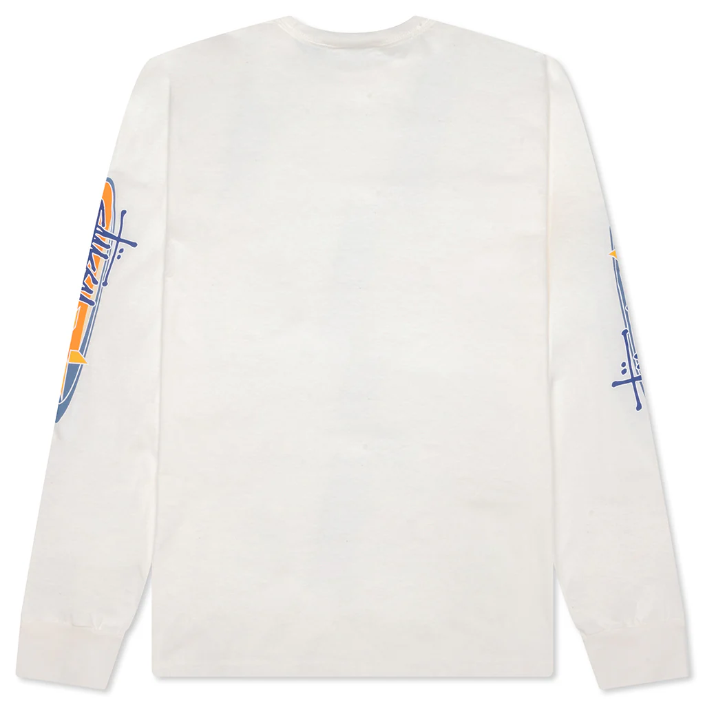 Two Star Pigment Dyed L/S Tee - Natural - Image 2