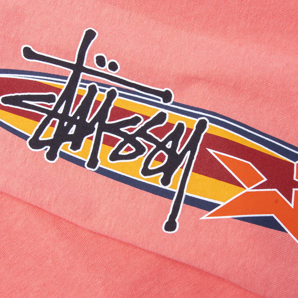 Two Star Pigment Dyed L/S Tee - Sherbert - Image 3