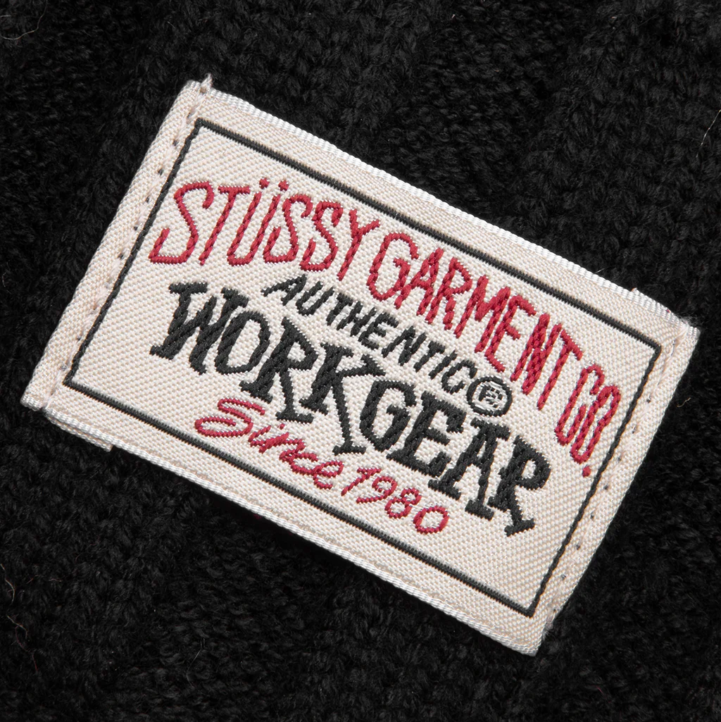 Workwear Cuff Beanie - Black - Image 2