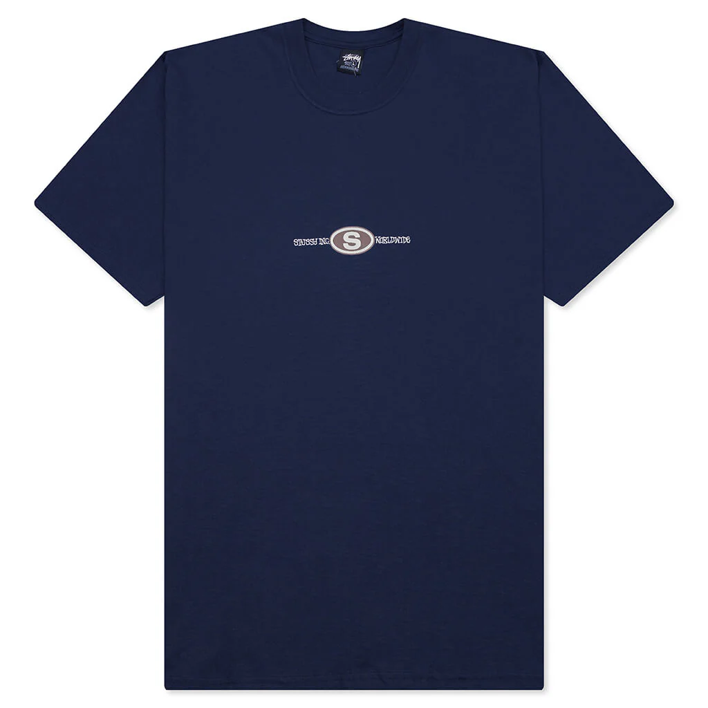 Worldwide Dot Tee - Navy