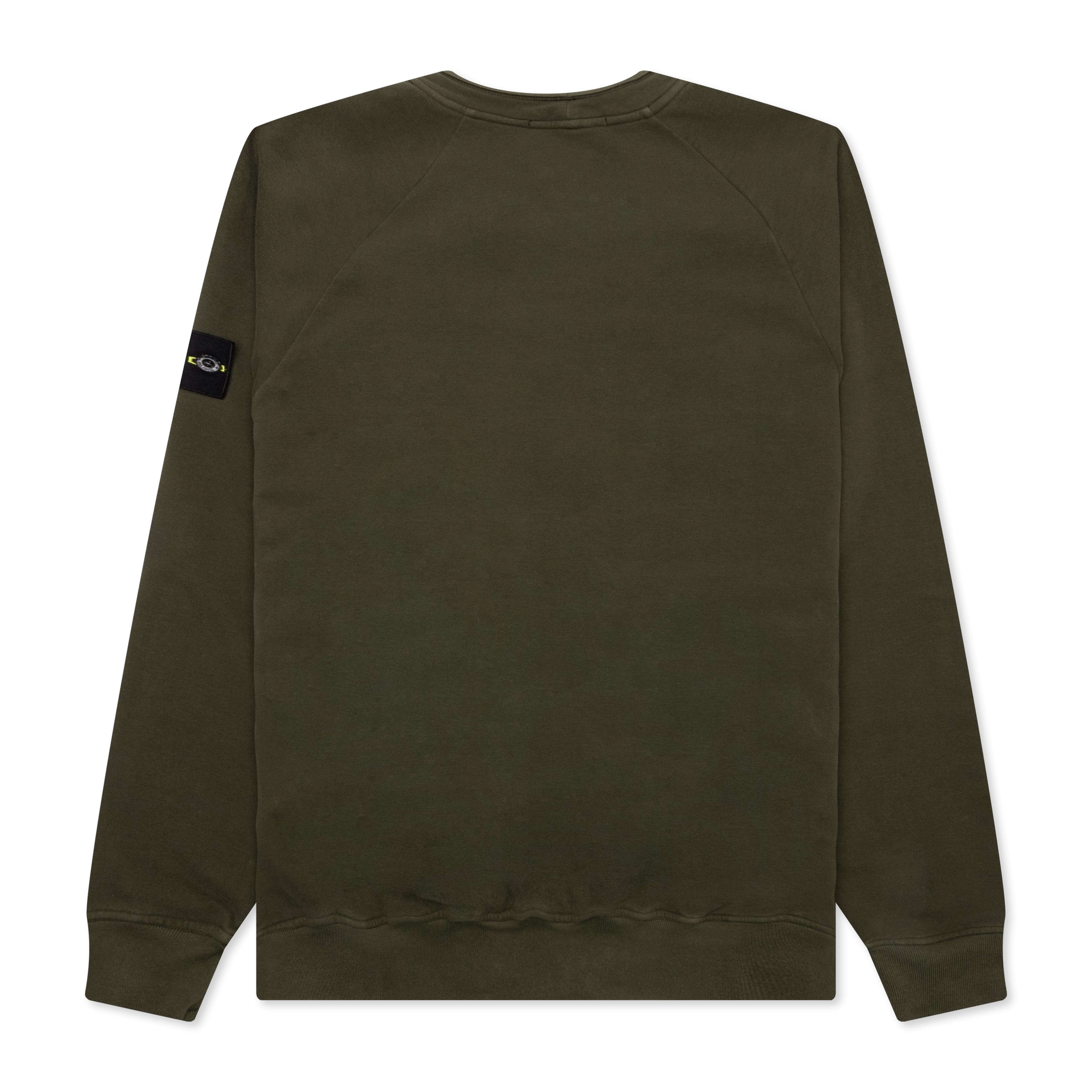 Brushed Sweatshirt - Olive - Image 2