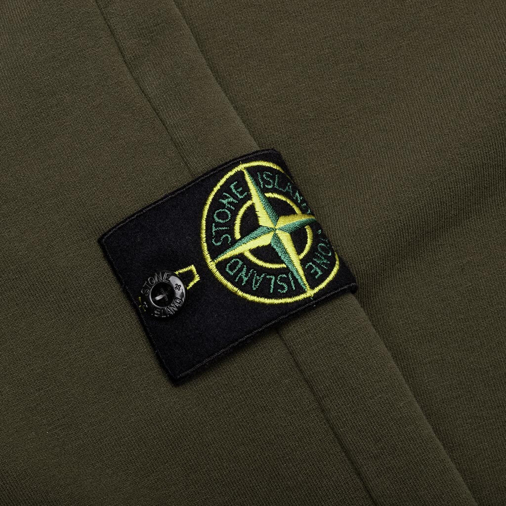 Brushed Sweatshirt - Olive - Image 3