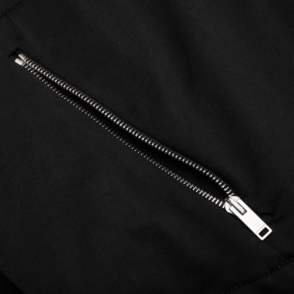Sweatshirt W/ Hoodie - Black - Image 5