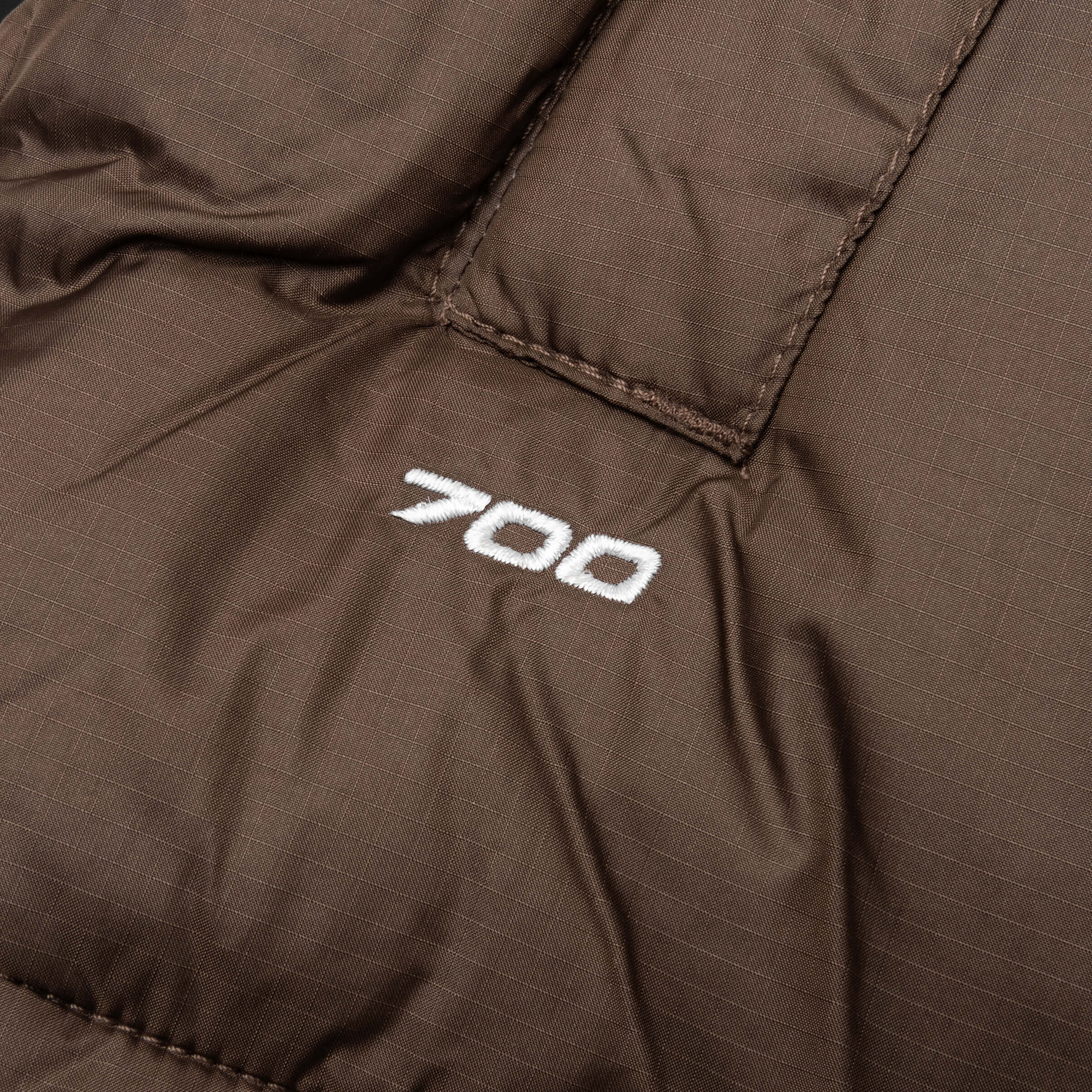 1996 Retro Nuptse Vest - Smokey Brown - Image 4