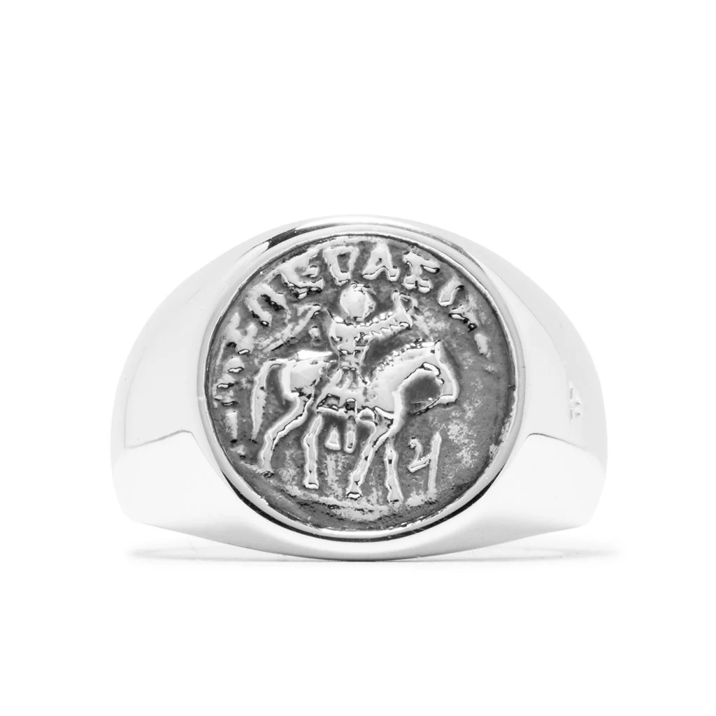 Coin Ring - 925 Sterling Silver