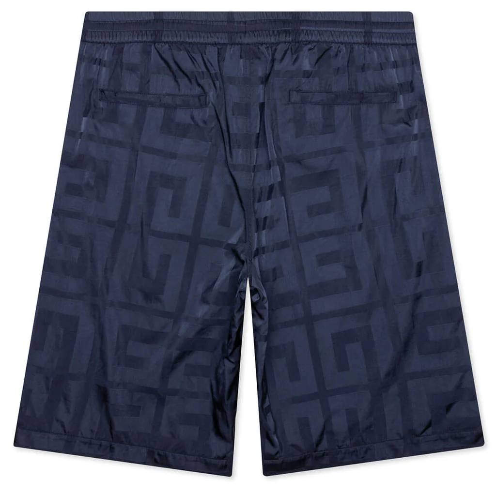 4G Shiny Bermuda Shorts - Navy - Image 2