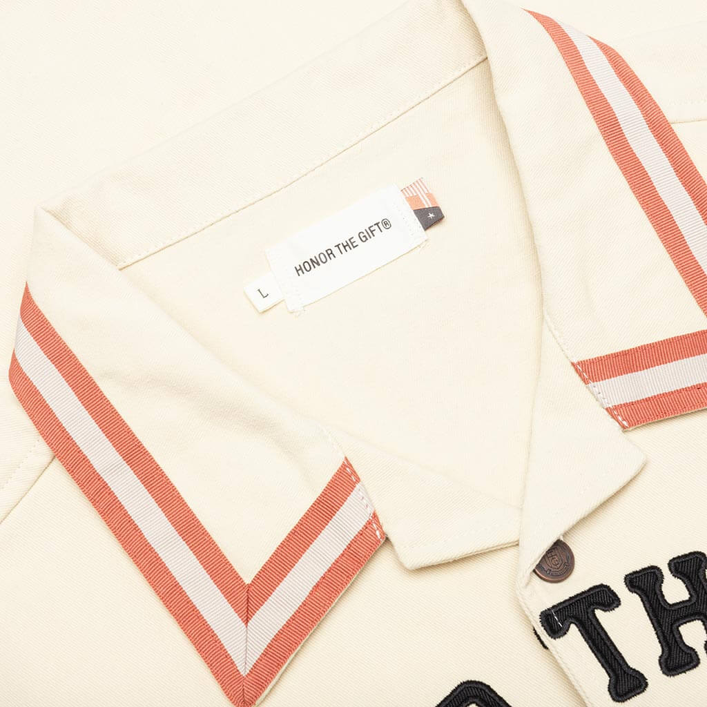 Tradition S/S Snap Up - Bone - Image 3