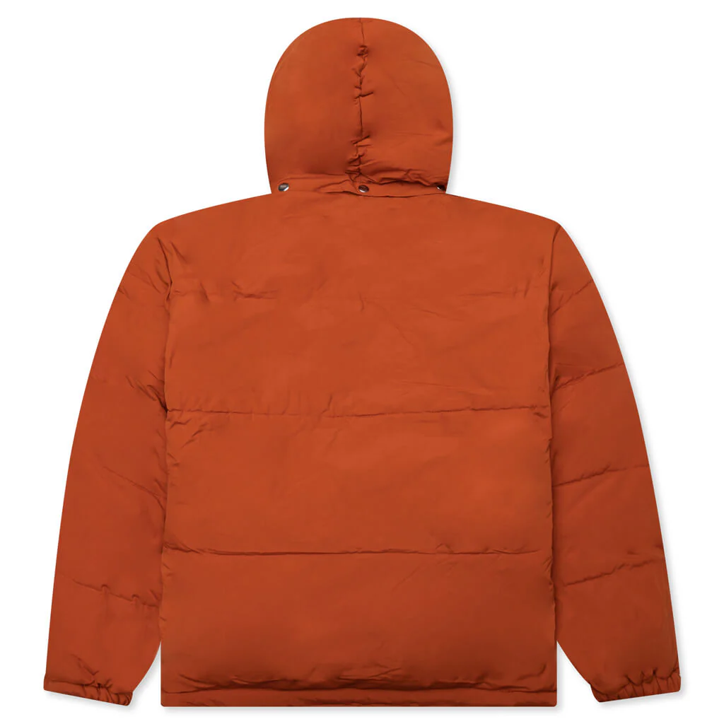 Trees in Wind Puffer Jacket - Sienna Orange - Image 2