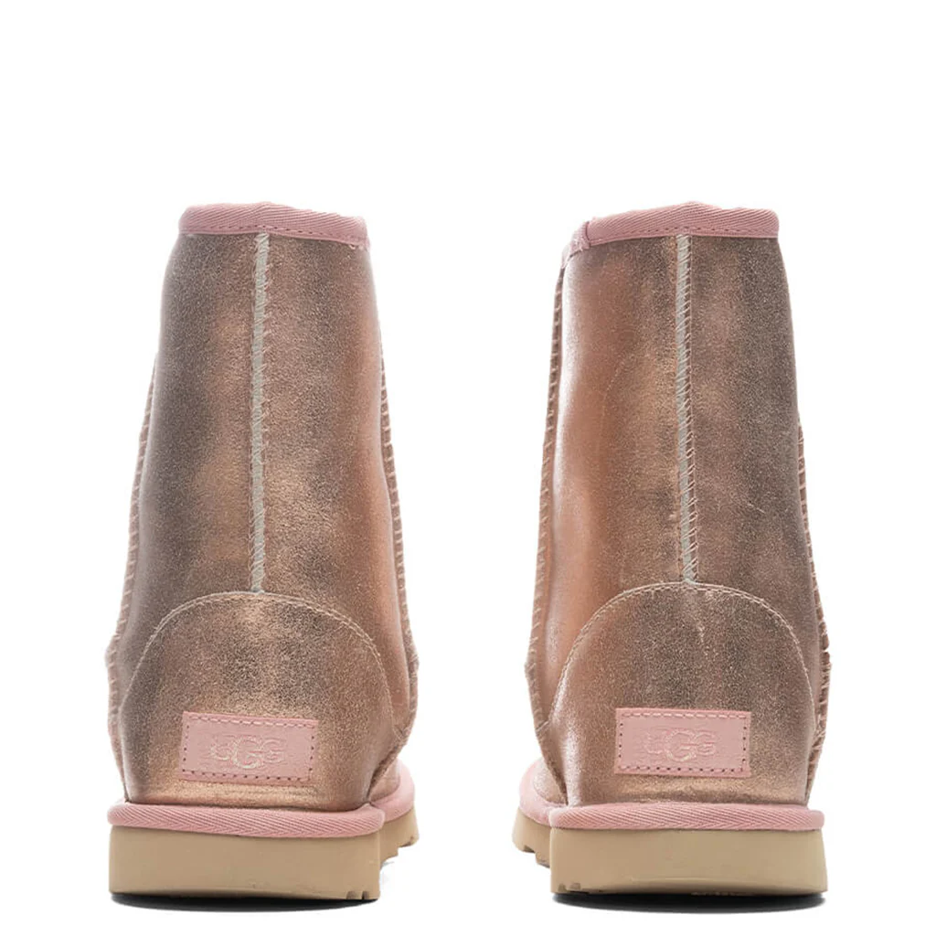 Kids Classic II Boot Metallic Glitter - Rose Gold - Image 4