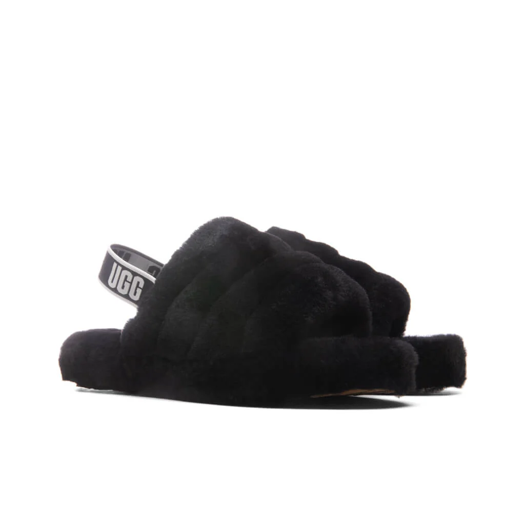 Kids Fluff Yeah Slide - Black - Image 3