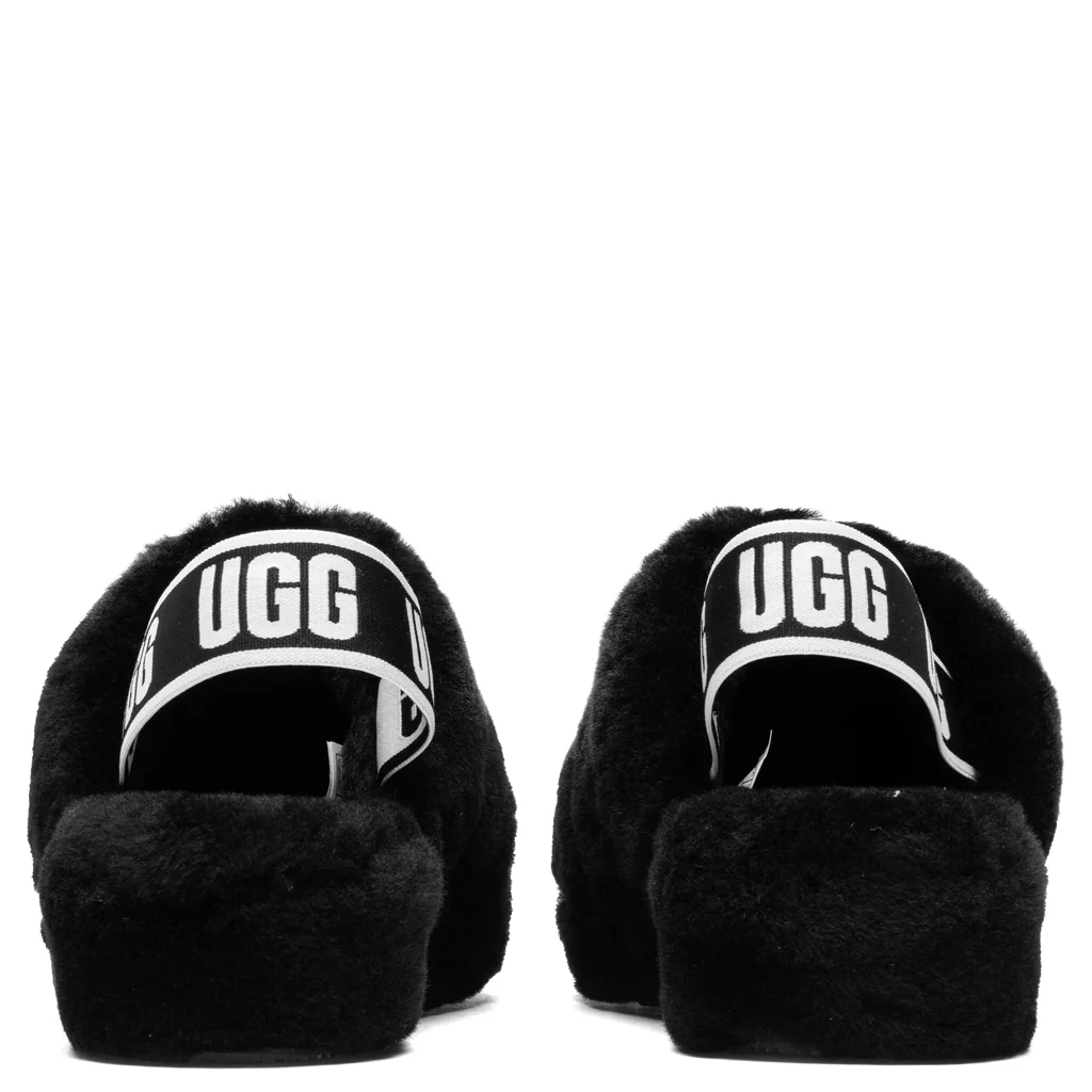 Women's Fluff Yeah Slide - Black - Image 4