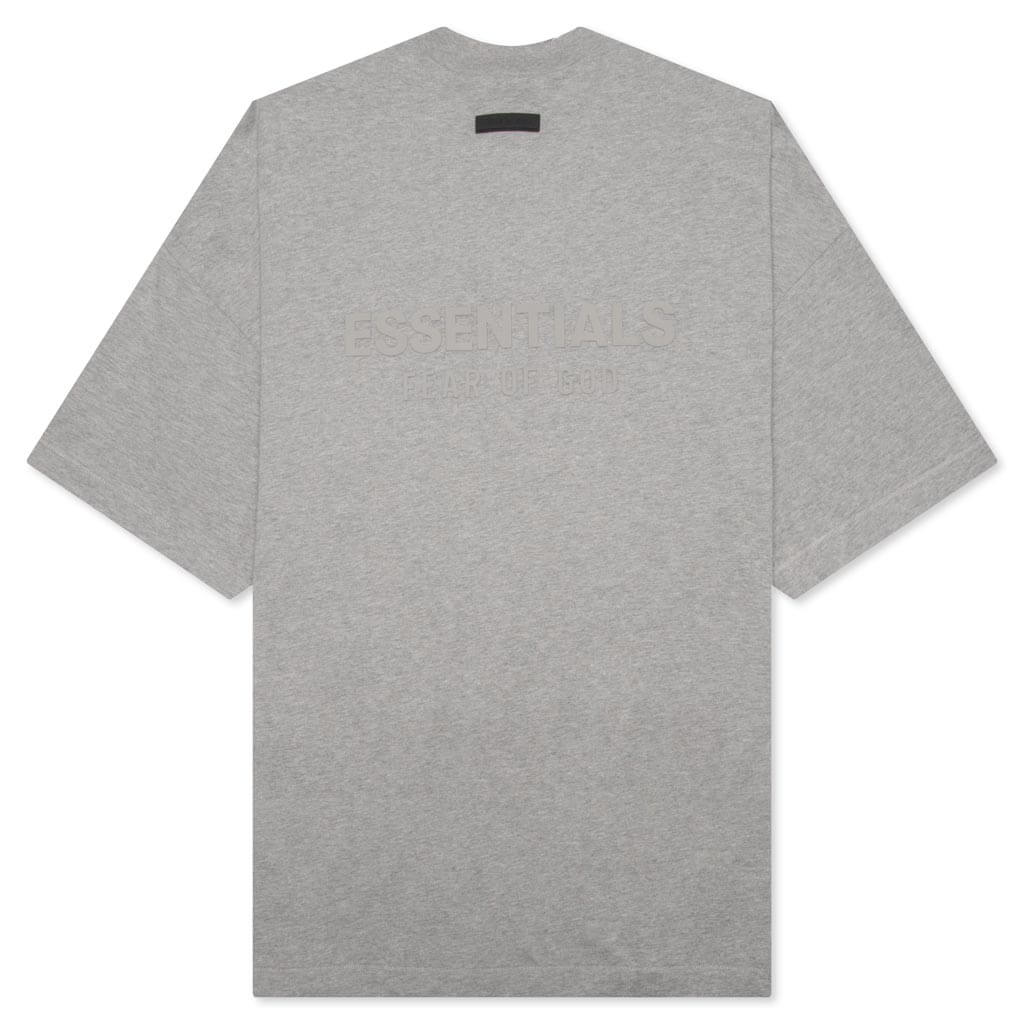 V-Neck T-Shirt - Dark Heather Oatmeal - Image 2