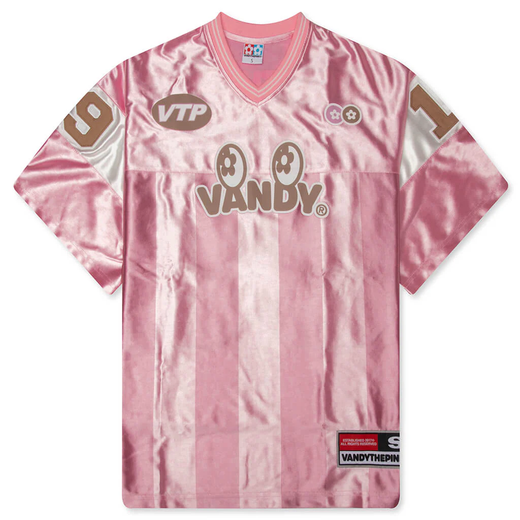 Eye Logo Stripe Jersey - Pink