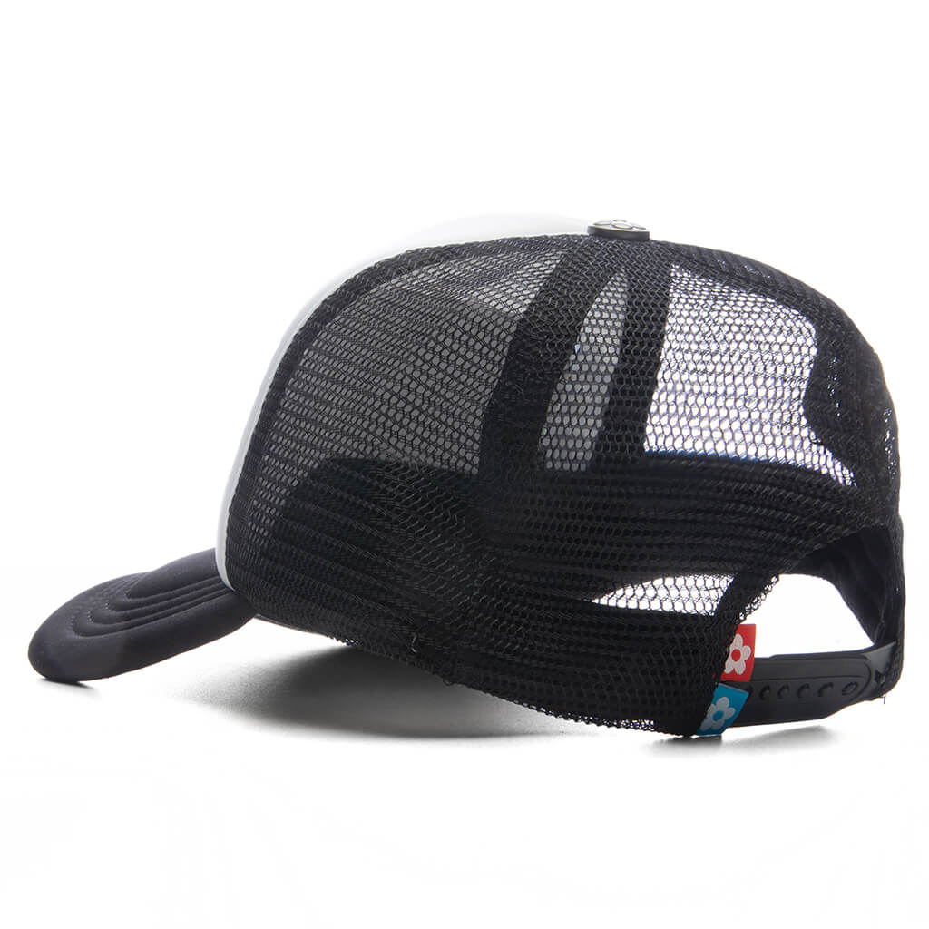 Hawaii Eye Logo Trucker Hat - Black - Image 4